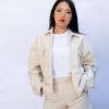 Veste beige oversize – Image 4